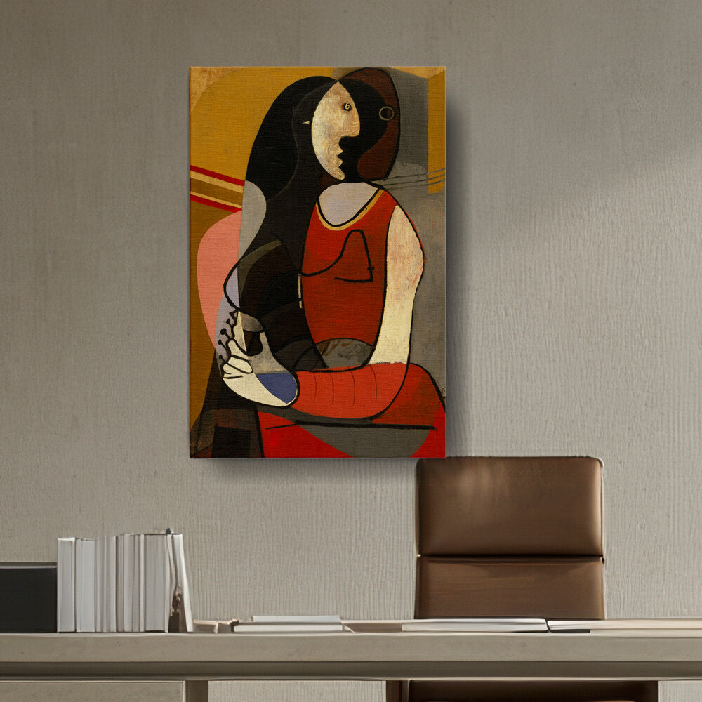Seated Woman - Wall Canvas