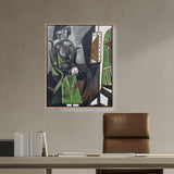 Artist5 - Art - Woman By A Window - FLOATING FRAME