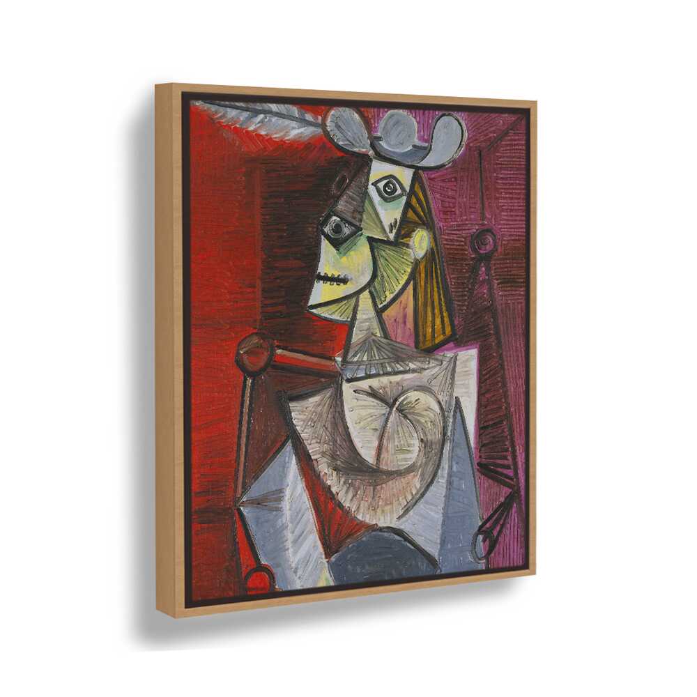 Woman In An Armchair - FLOATING FRAME