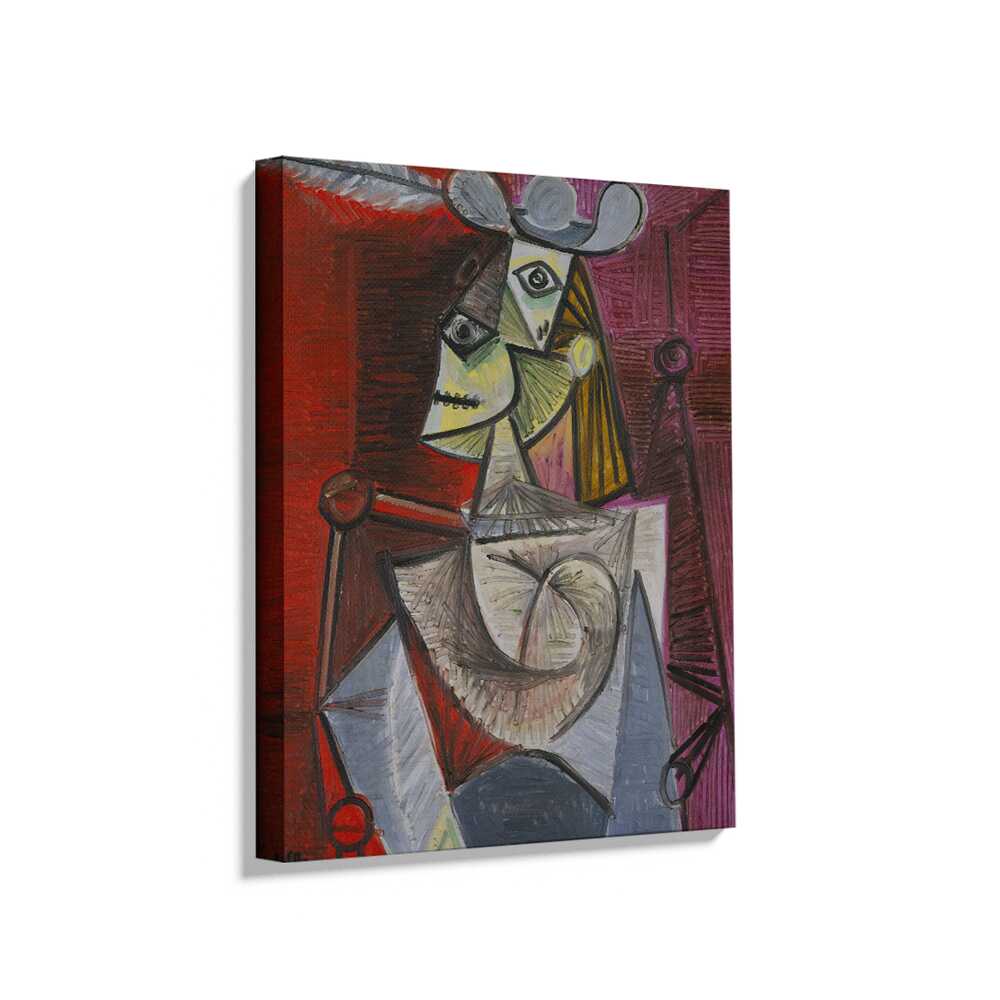 Woman In An Armchair - Wall Canvas