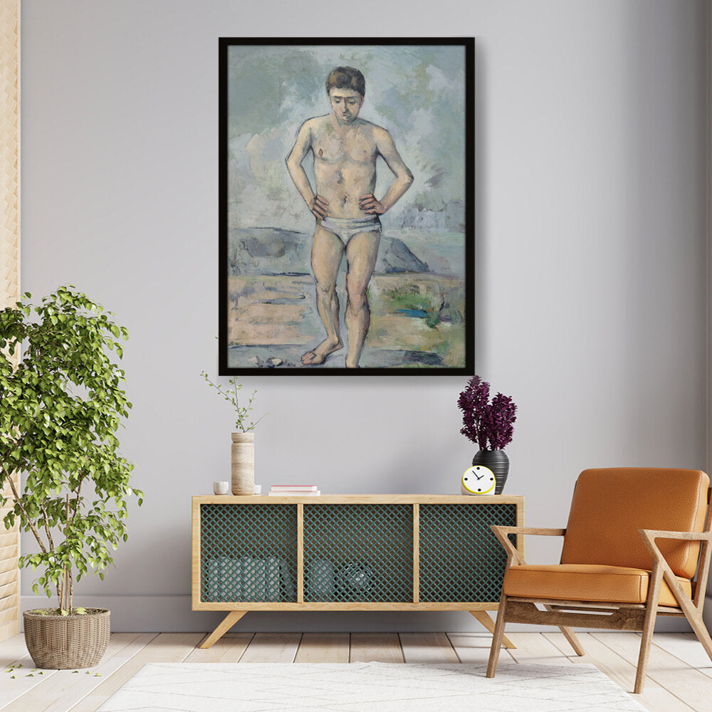 The Bather - Framed Canvas