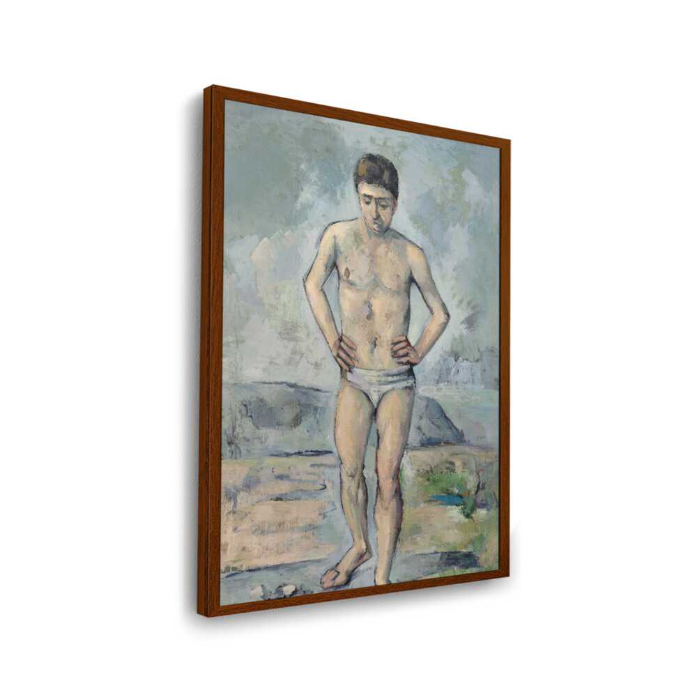 The Bather - Framed Canvas