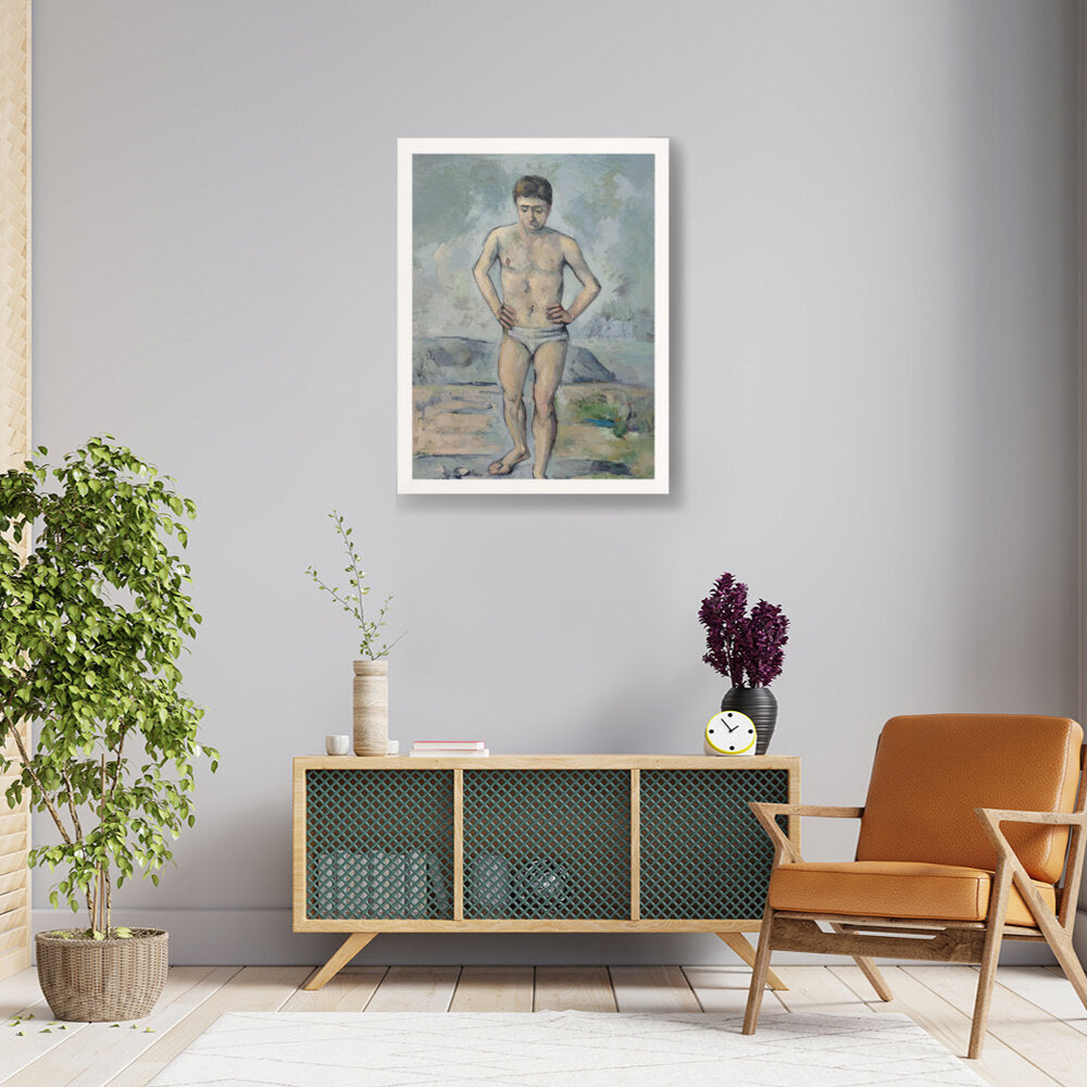 The Bather - Framed Canvas