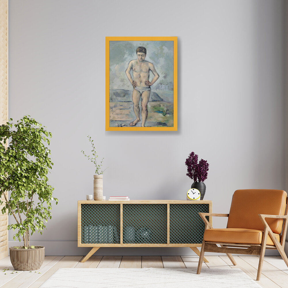 The Bather - Framed Canvas