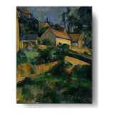 Turning Road At Montgeroult - Wall Canvas