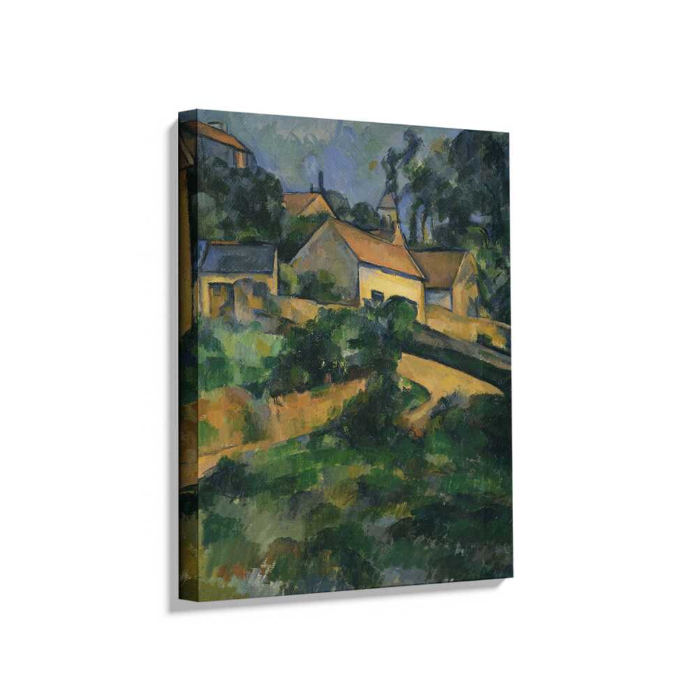 Turning Road At Montgeroult - Wall Canvas