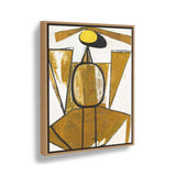 Personage With Yellow Ochre - FLOATING FRAME