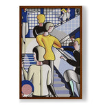 Bauhaus Stairway - Framed Canvas