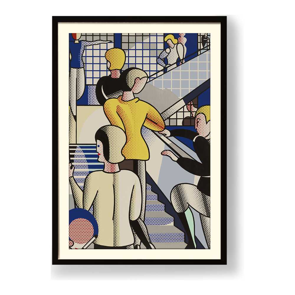 Bauhaus Stairway - WALL MOUNT FRAME