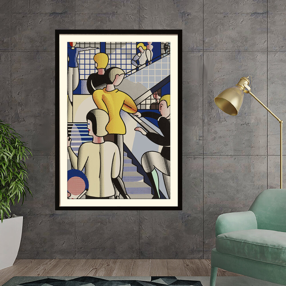 Bauhaus Stairway - WALL MOUNT FRAME