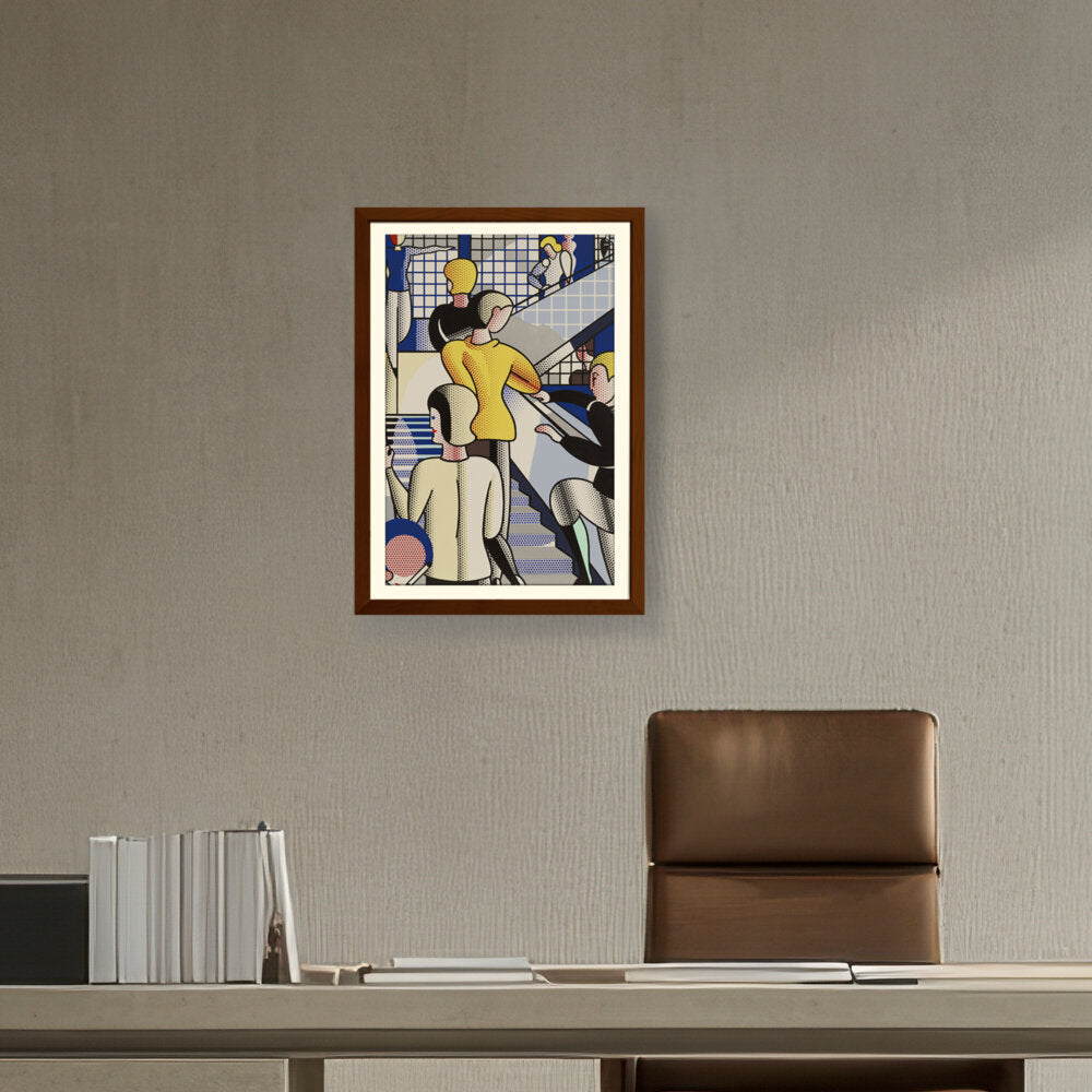 Bauhaus Stairway - WALL MOUNT FRAME