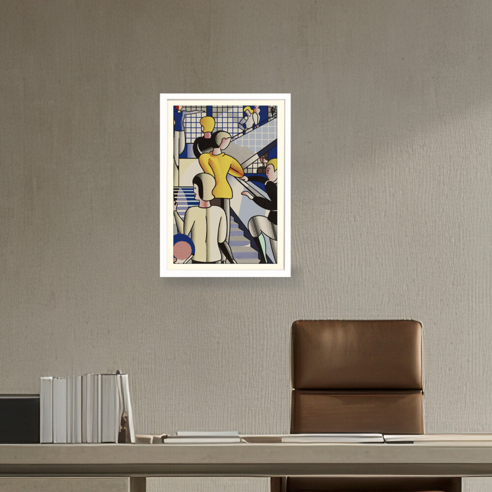 Bauhaus Stairway - WALL MOUNT FRAME