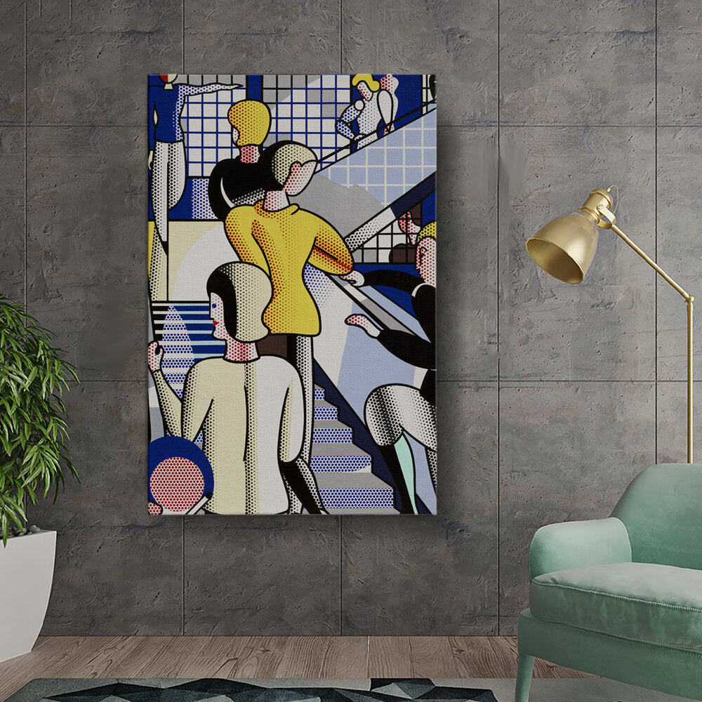 Bauhaus Stairway - Wall Canvas