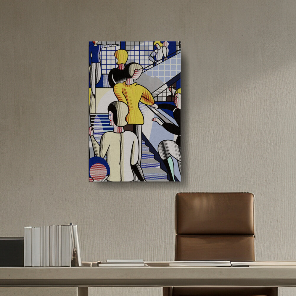 Bauhaus Stairway - Wall Canvas