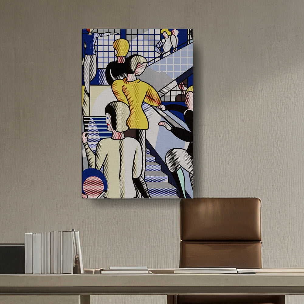 Bauhaus Stairway - Wall Canvas