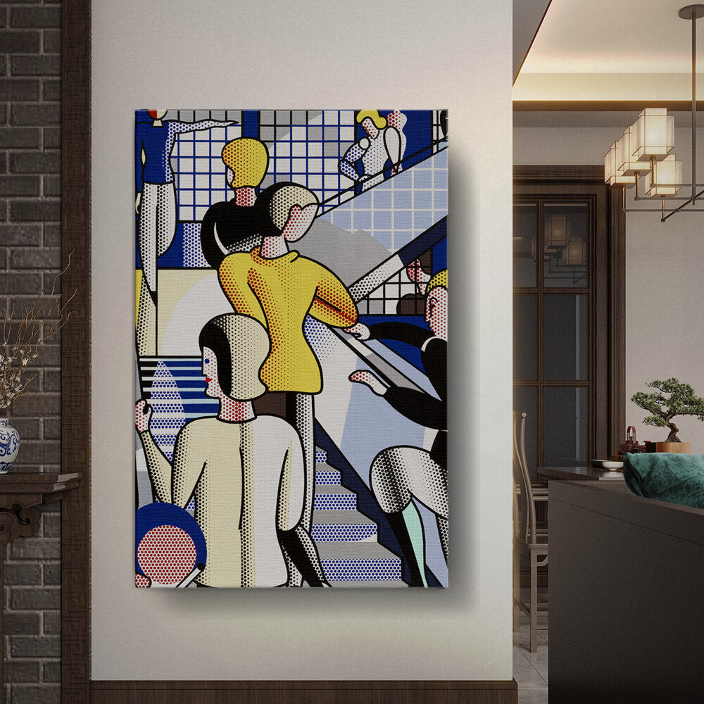 Bauhaus Stairway - Wall Canvas