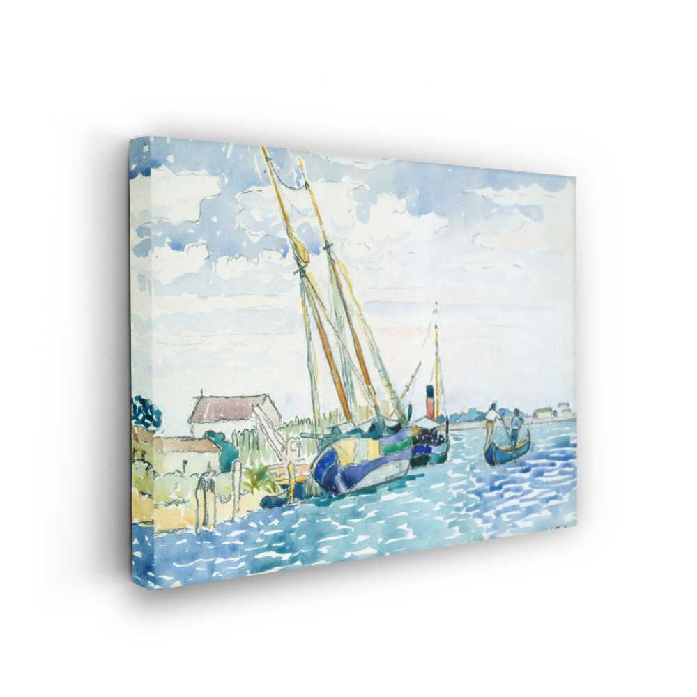 Picasoul - Picasoul Curated - Harbor Scene In Watercolor - Wall Decor
