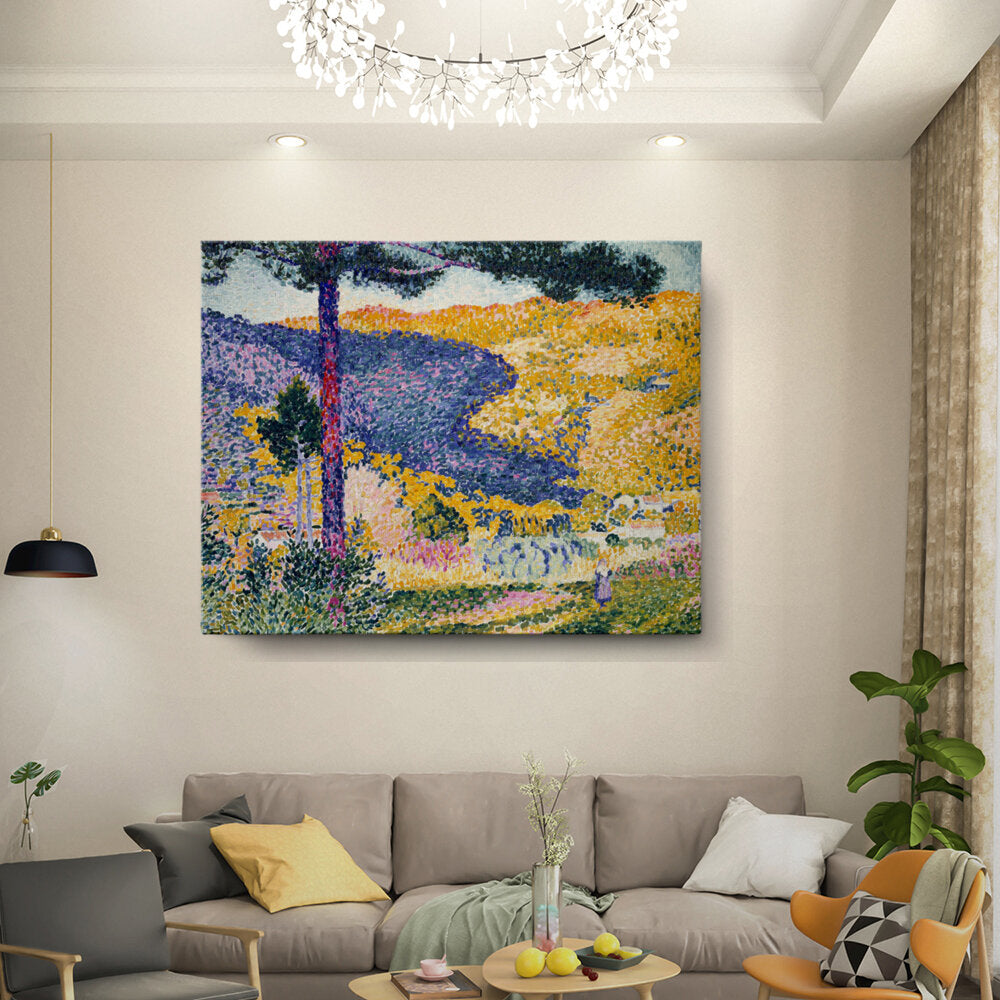 Vibrant Landscape With Figures