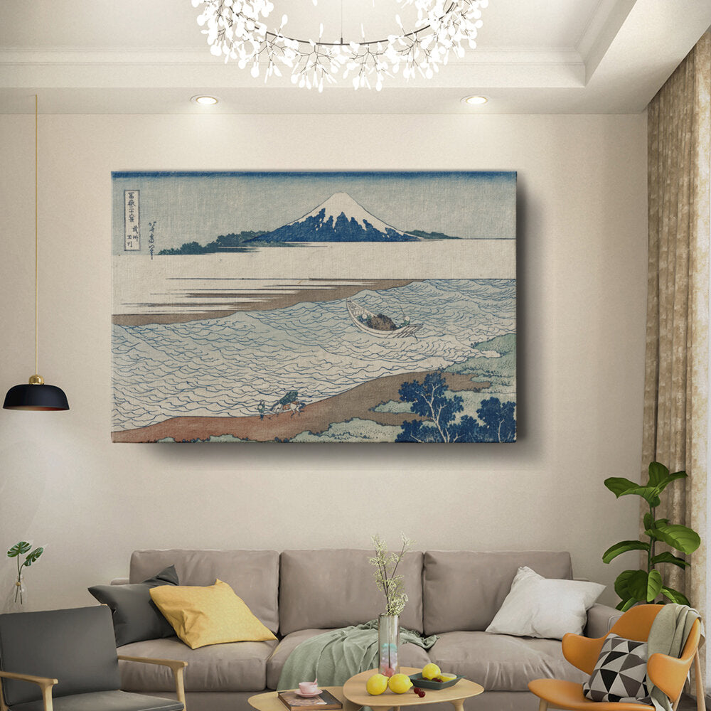 Mount Fuji And The River