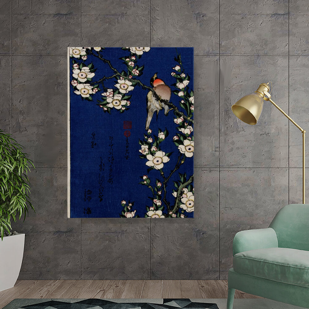 Bird On A Blossom Branch
