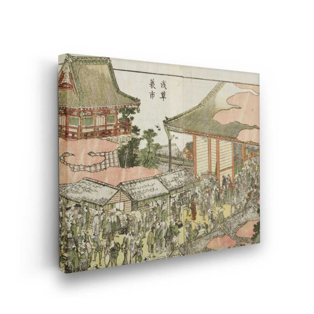 Picasoul - Picasoul Curated - Asakusa Market Scene - Wall Decor