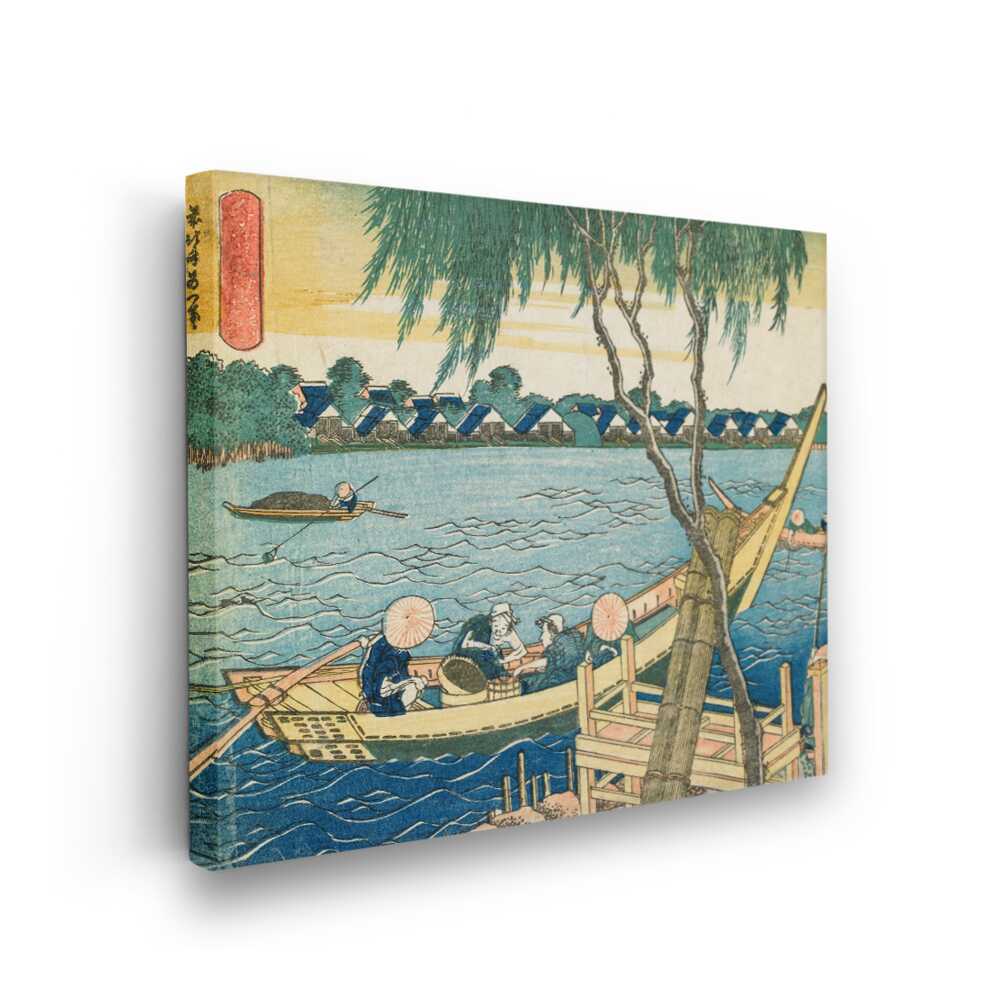 Picasoul - Picasoul Curated - River Scene With Boats - Wall Decor