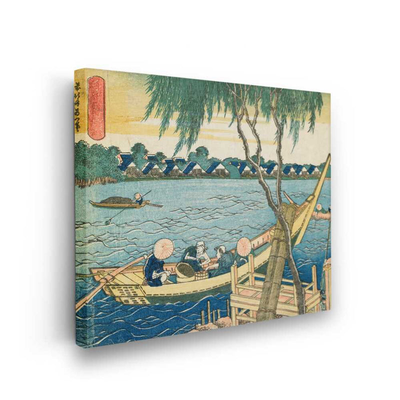 Picasoul - Picasoul Curated - River Scene With Boats - Wall Decor
