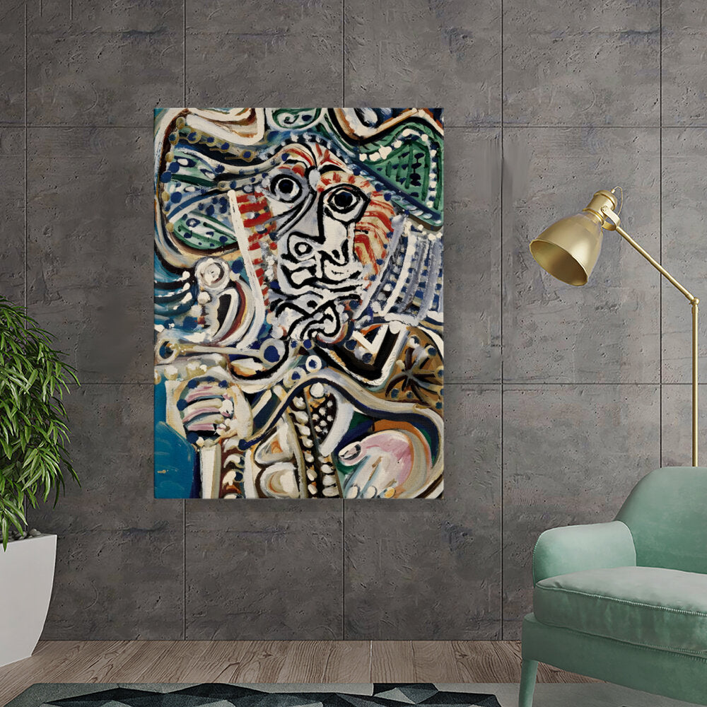Abstract Lion Portrait
