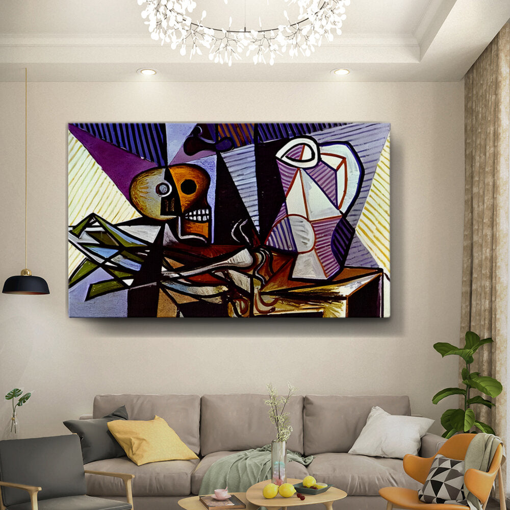 Still Life With Skull And Vase