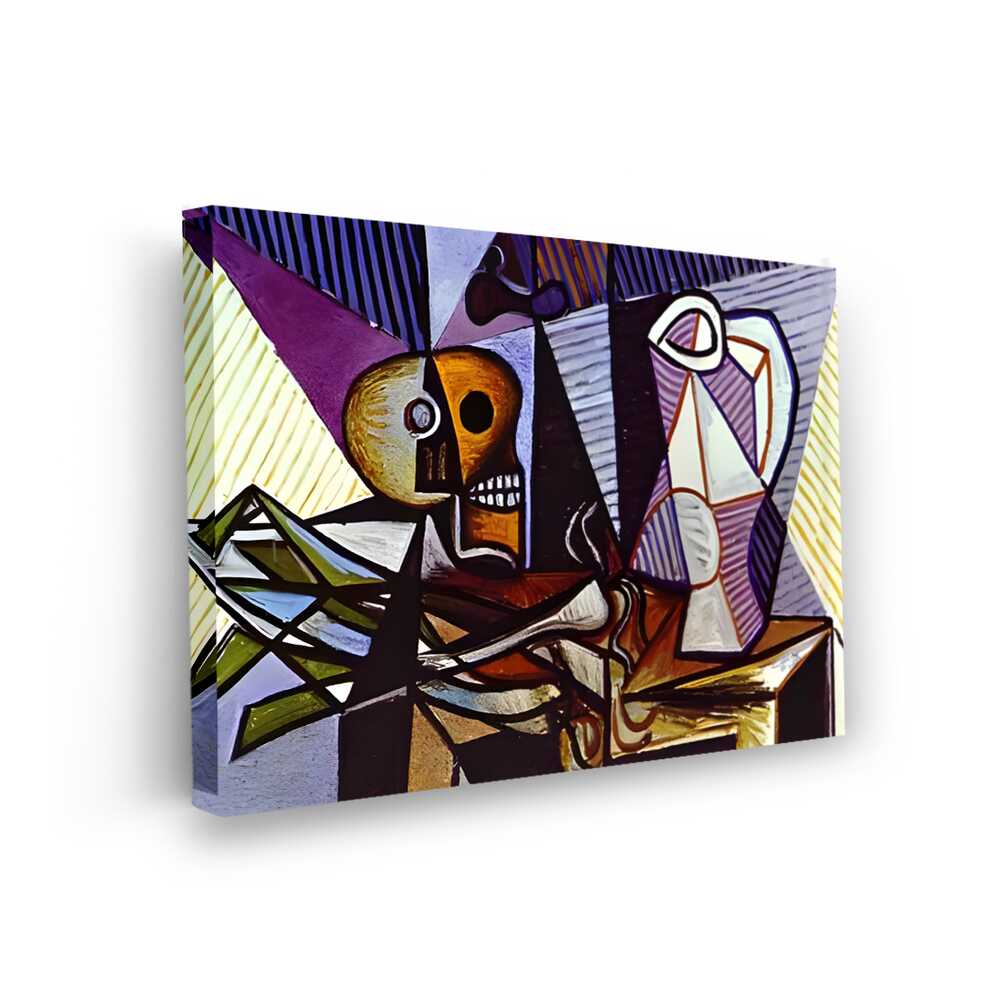 Picasoul - Picasoul Curated - Still Life With Skull And Vase - Wall Decor