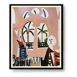 Palm View - Framed Wall Art