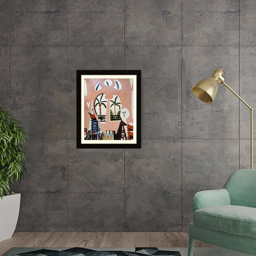 Palm View - Framed Wall Art