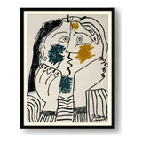 Contemplative Faces - Framed Wall Art