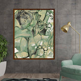 Artist6 - Art - Abstract Expressions Of Humanity - Framed Canvas