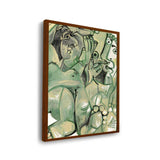 Abstract Expressions Of Humanity - Framed Canvas
