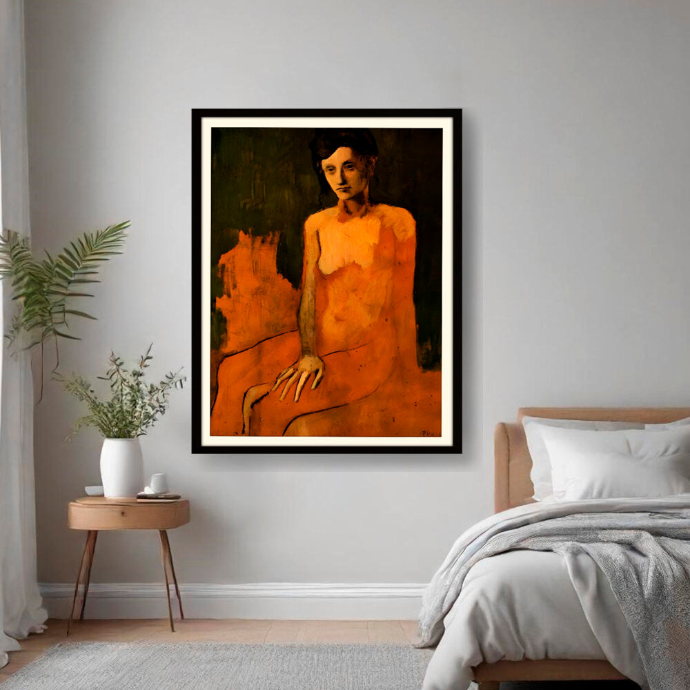 Artist6 - Art - Contemplative Figure - Framed Wall Art