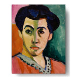 Colorful Portrait 002 - Wall Canvas