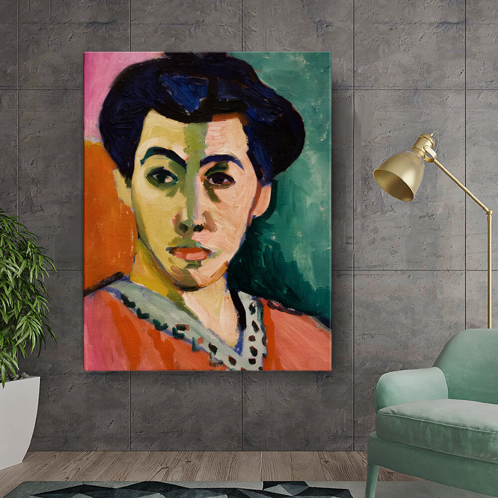 Artist6 - Art - Colorful Portrait 002 - Wall Canvas