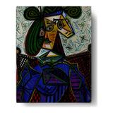 Abstract Portrait In Bold Colors - Wall Canvas