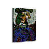 Abstract Portrait In Bold Colors - Wall Canvas