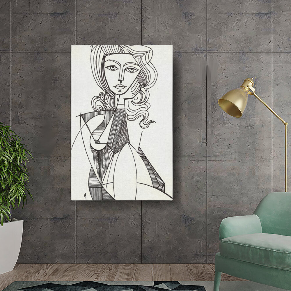 Abstract Woman Portrait