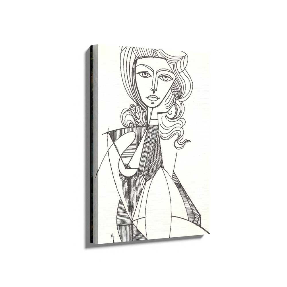 Picasoul - Picasoul Curated - Abstract Woman Portrait - Wall Decor