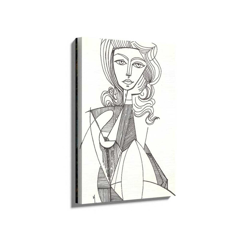 Picasoul - Picasoul Curated - Abstract Woman Portrait - Wall Decor