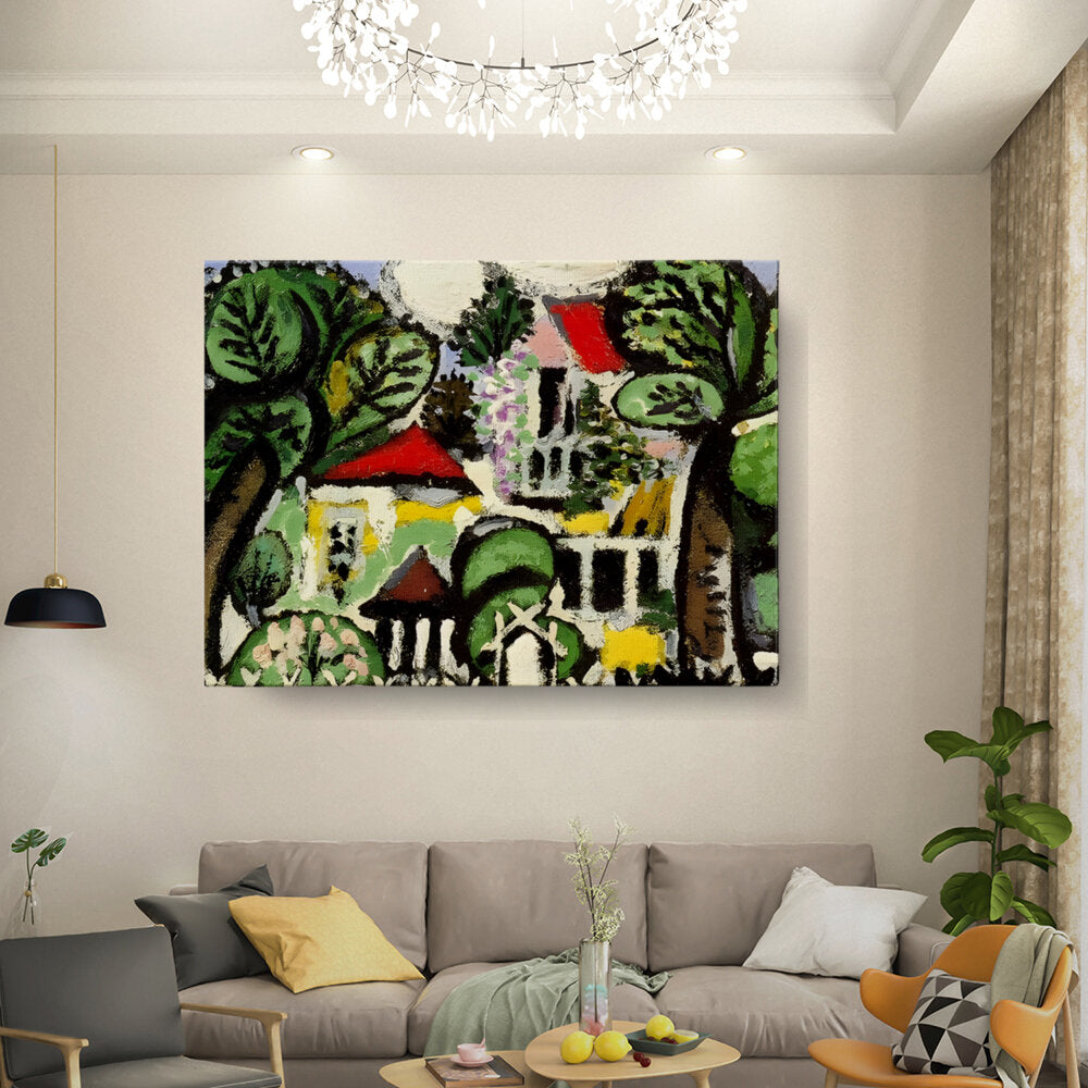 Vibrant Garden Scene 002