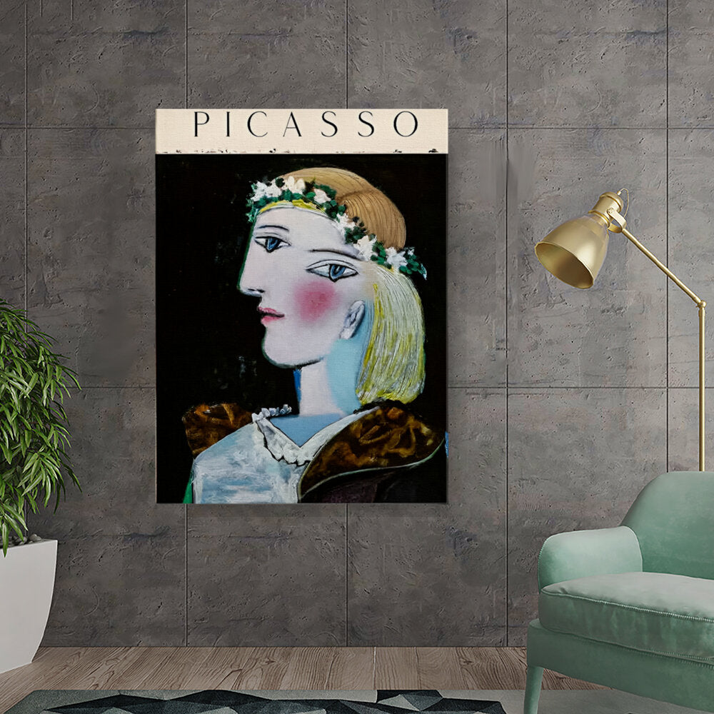 Portrait Of Marie-Th??r??se Walter With Garland