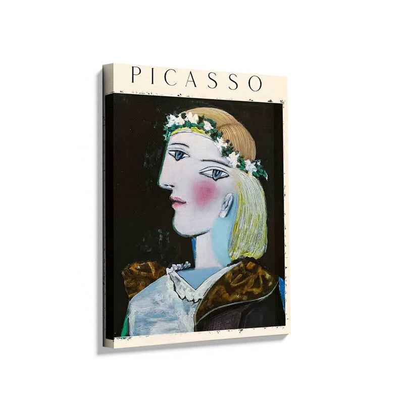 Picasoul - Picasoul Curated - Portrait Of Marie-Th??r??se Walter With Garland - Wall Decor