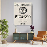 Picasso At Antibes - Wall Canvas