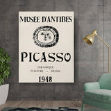 Artist6 - Art - Picasso At Antibes - Wall Canvas