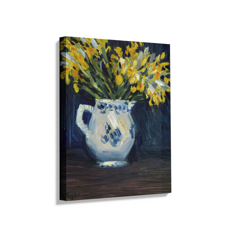 Picasoul - Picasoul Curated - Bouquet In Blue Vase - Wall Decor