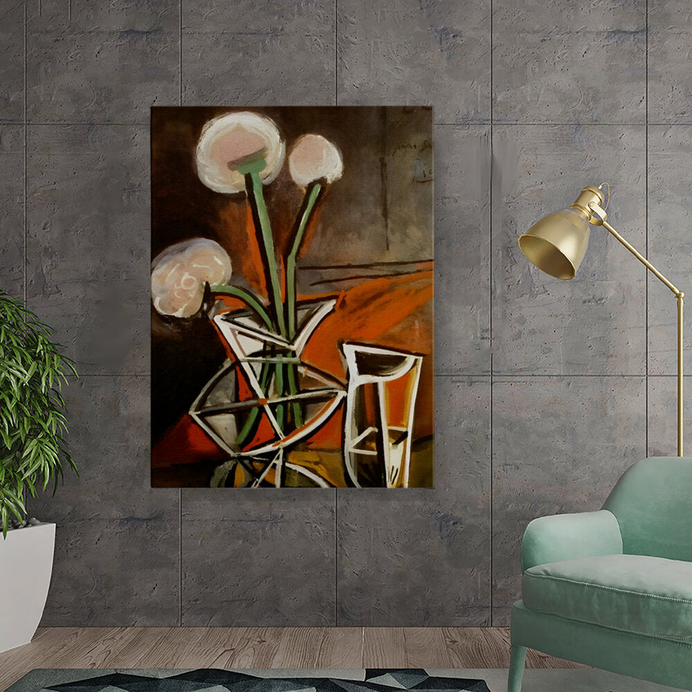 Geometric Floral Still Life